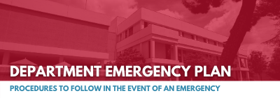Department Emergency Plan Button