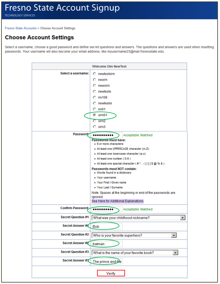 Choose account settings V2 - idm